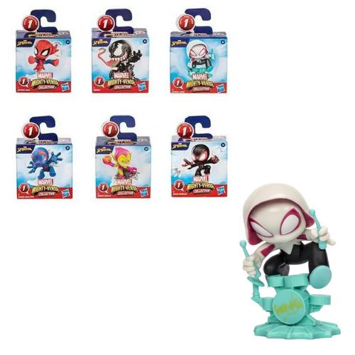 HASBRO MARVEL Spiderman Mighty Verse cm In Blind Box (cm 8×8) In espo da 12pz 6ass…x12